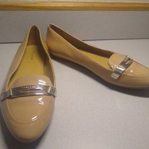 Tan Coach flats, size 9B